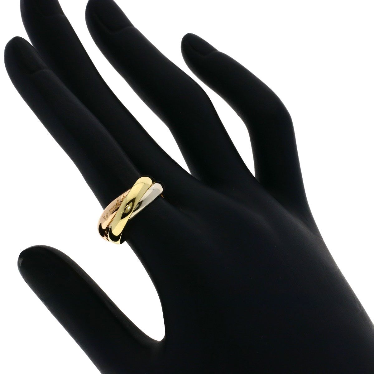 Cartier Trinity 51 Ring 18k Pink Gold 18k Yellow White — view 4