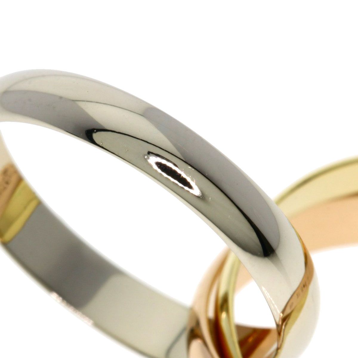Cartier Trinity 51 Ring 18k Pink Gold 18k Yellow White — view 7