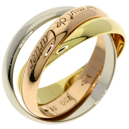 Cartier Trinity 51 Ring 18k Pink Gold 18k Yellow White — view 2