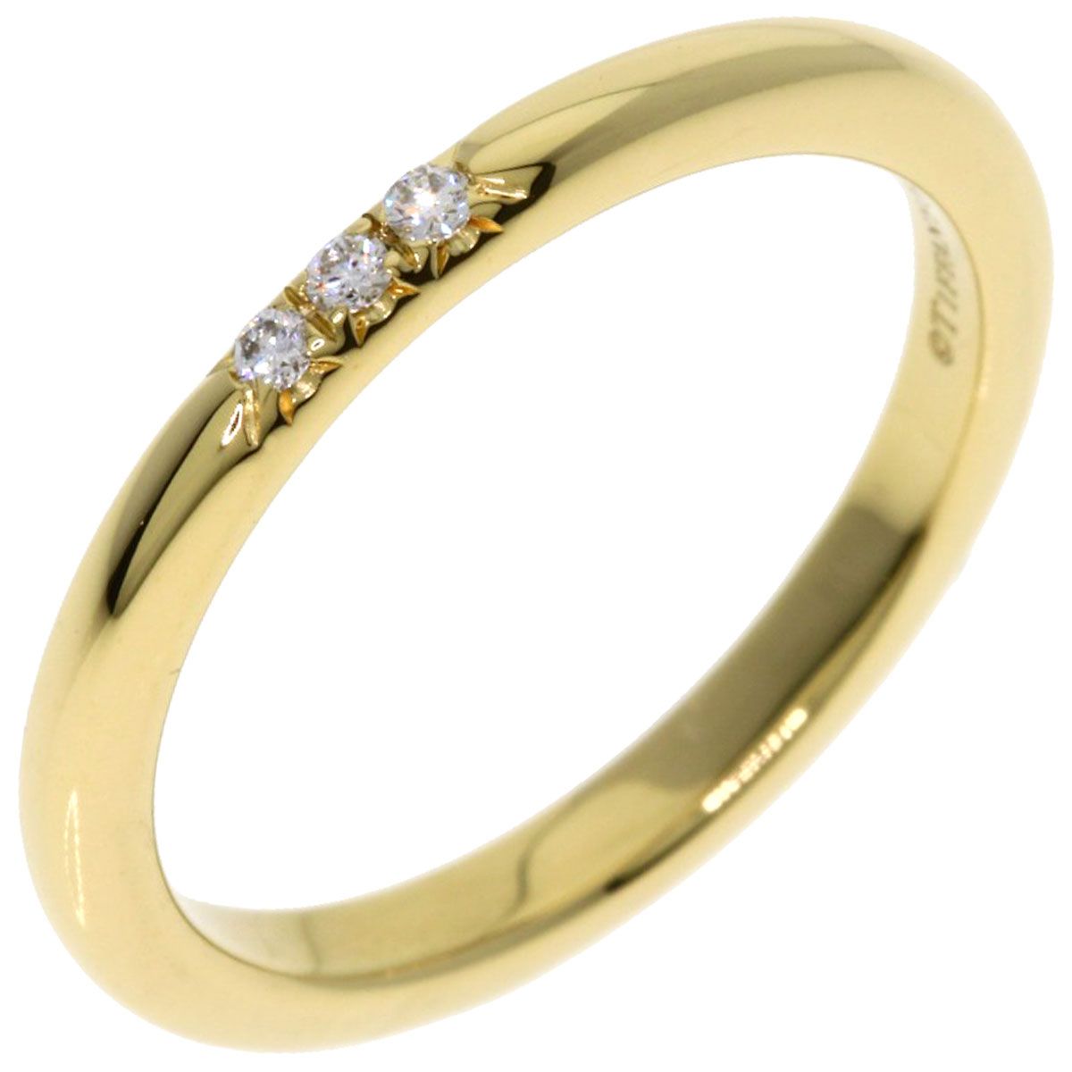 Tiffany & Co Forever Band Diamond Ring 18k Yellow Gold — view 2