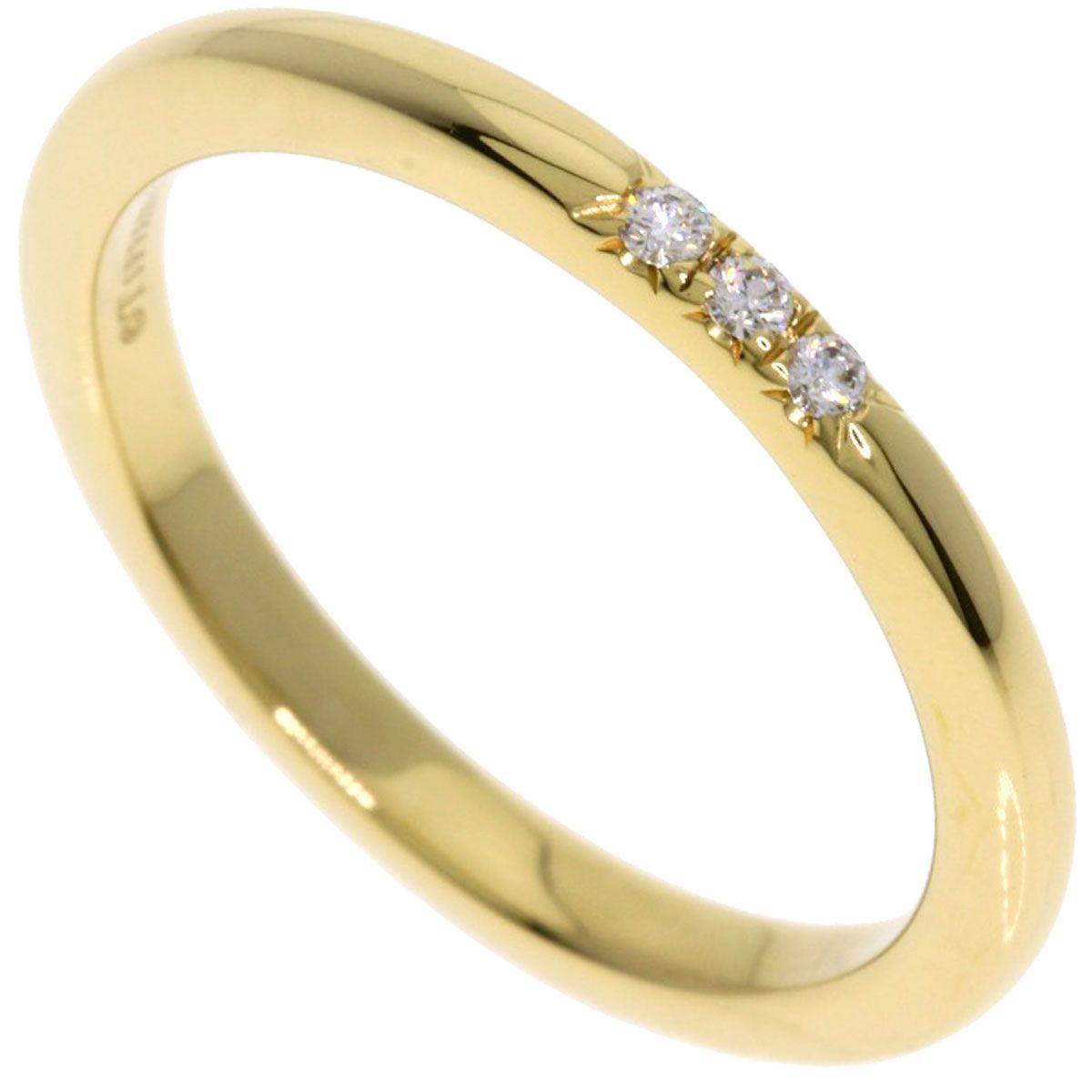 Tiffany & Co Forever Band Diamond Ring 18k Yellow Gold
