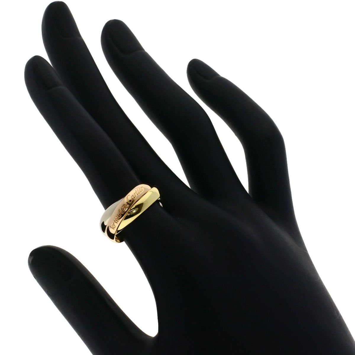 Cartier Trinity 50 Ring 18k Pink Gold 18k Yellow White — view 4