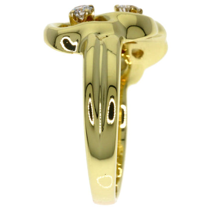 Tiffany & Co Triple Heart Diamond Ring 18k Yellow Gold — view 3