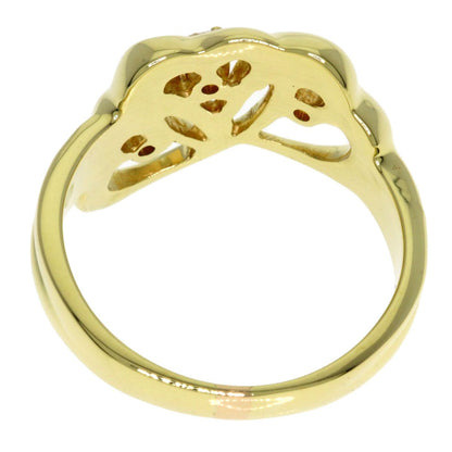 Tiffany & Co Triple Heart Diamond Ring 18k Yellow Gold — view 4
