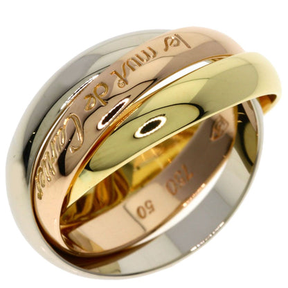 Cartier Trinity 50 Ring 18k Pink Gold 18k Yellow White — view 2