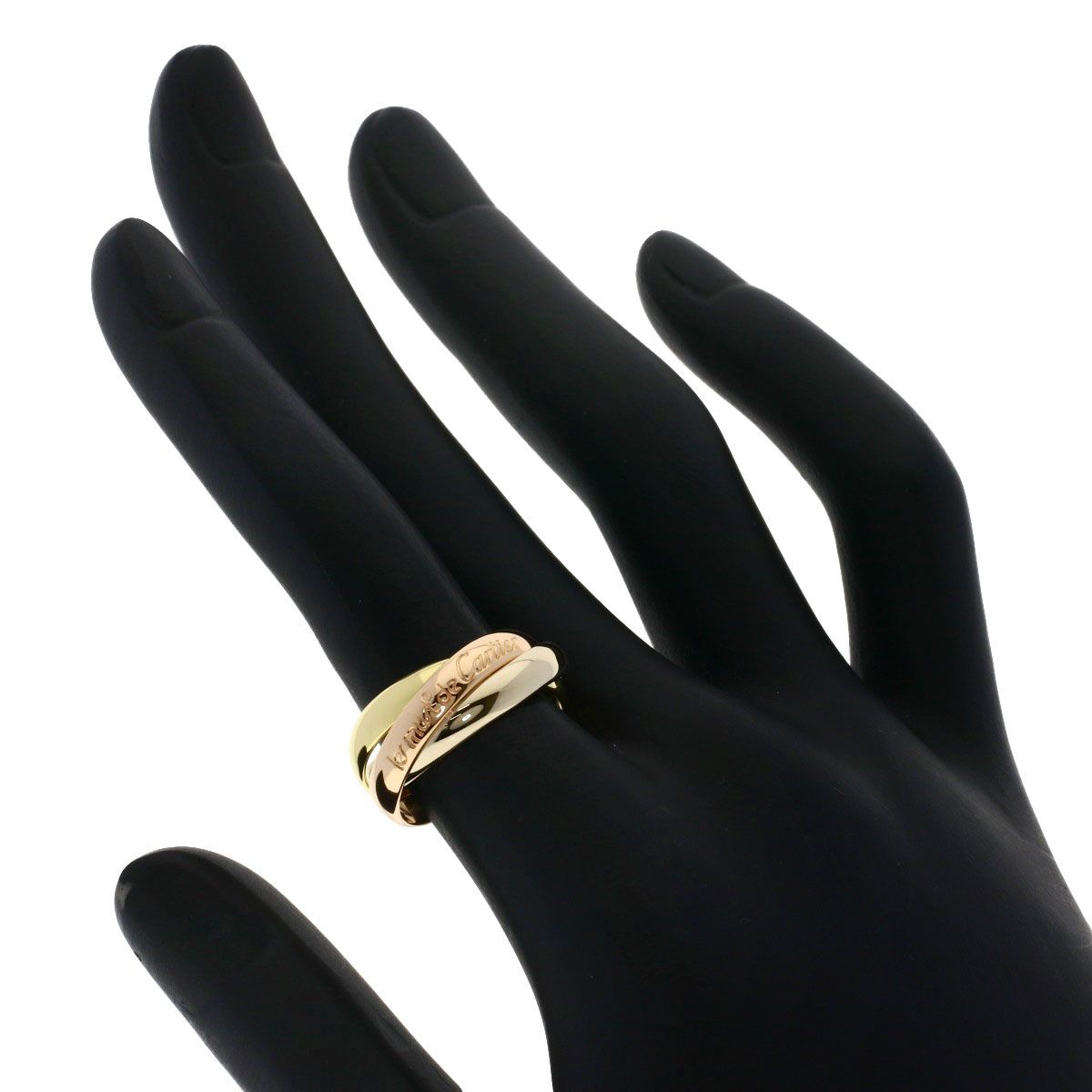 Cartier Trinity 50 Ring 18k Pink Gold 18k Yellow White — view 5