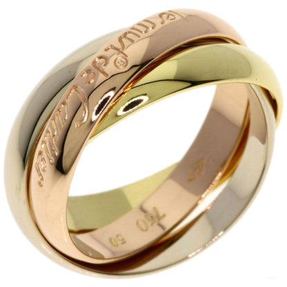 Cartier Trinity 50 Ring 18k Pink Gold 18k Yellow White — view 2