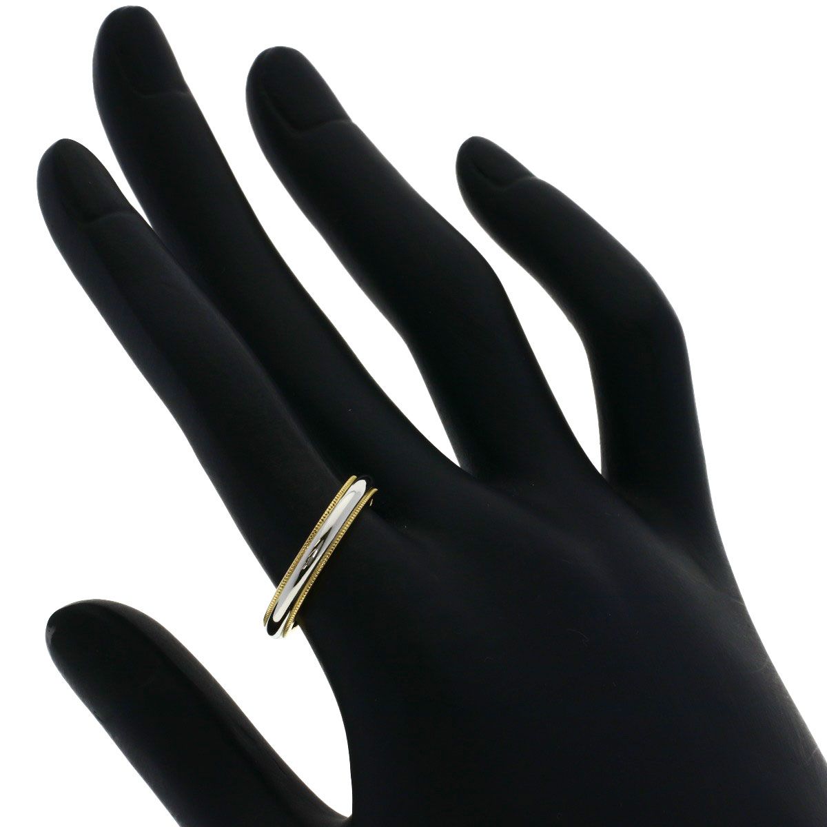 Tiffany & Co Mill Gray Ring 18k Yellow Gold — view 5