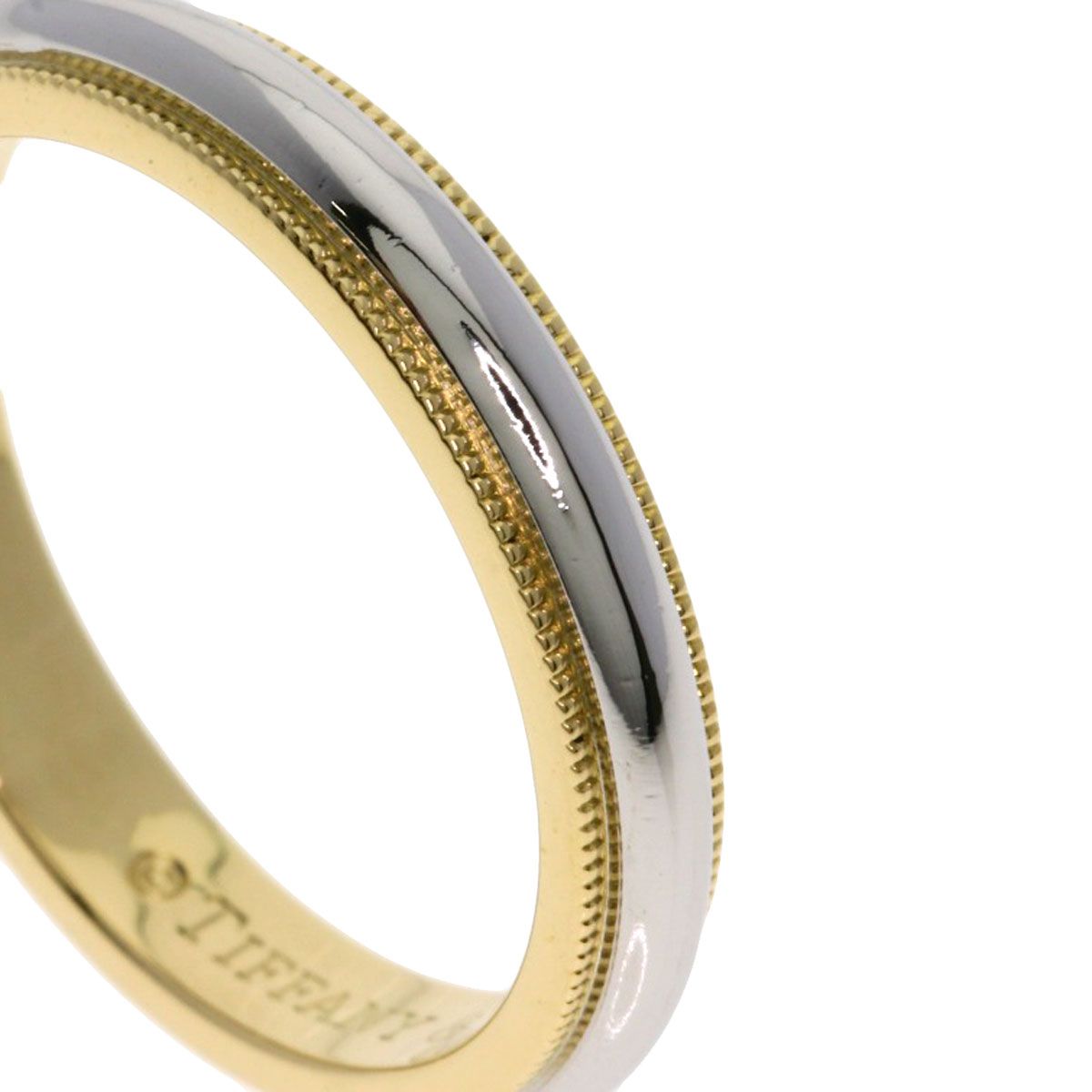 Tiffany & Co Mill Gray Ring 18k Yellow Gold — view 8