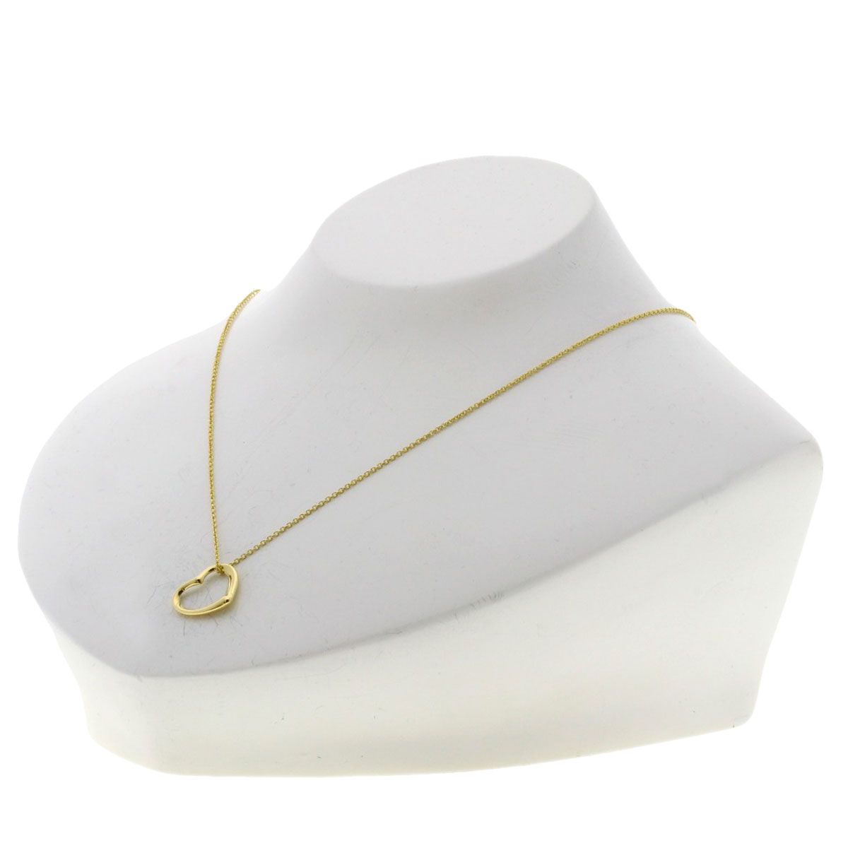 Tiffany & Co Open Heart Necklace 18k Yellow Gold — view 4
