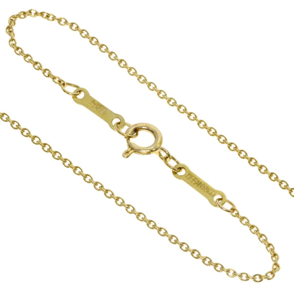 Tiffany & Co Open Heart Necklace 18k Yellow Gold — view 3