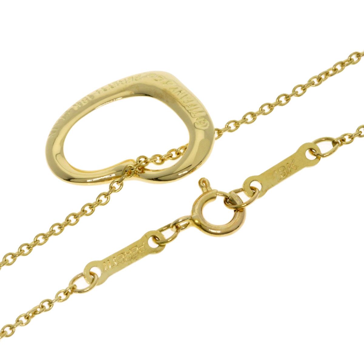 Tiffany & Co Open Heart Necklace 18k Yellow Gold — view 2