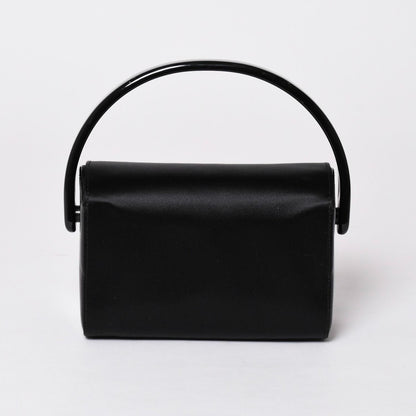 Prada Handbag Satin Mini Vanity Acetate Black — view 2