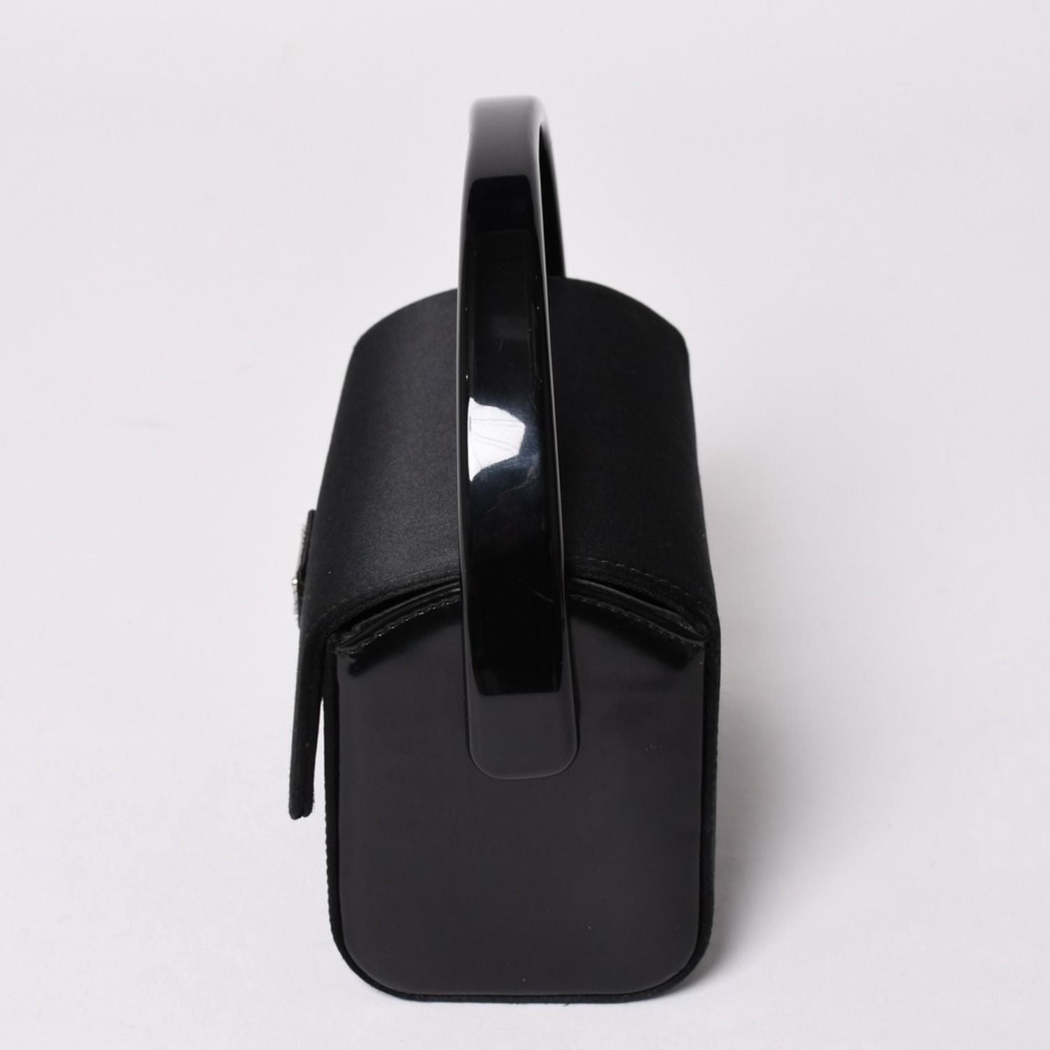 Prada Handbag Satin Mini Vanity Acetate Black — view 4