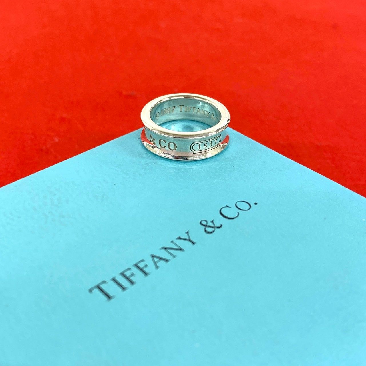Tiffany & Co Narrow Ring 925 Sterling Silver