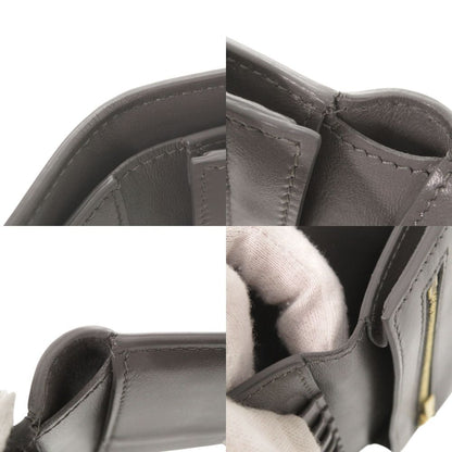 Celine Bicolor Strap Leather Gray Pink Bifold Wallet — view 8