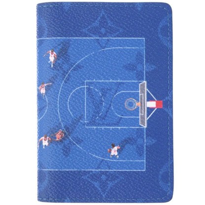 Louis Vuitton Organizer de Poche Basketball Monogram IC Blue Card Case