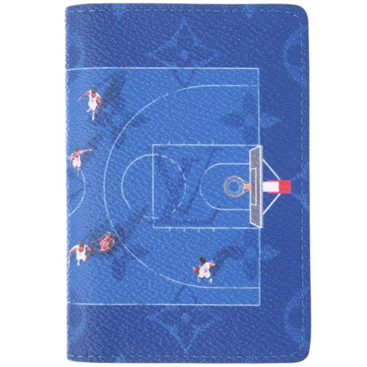 Louis Vuitton Organizer de Poche Basketball Monogram IC Blue Card Case