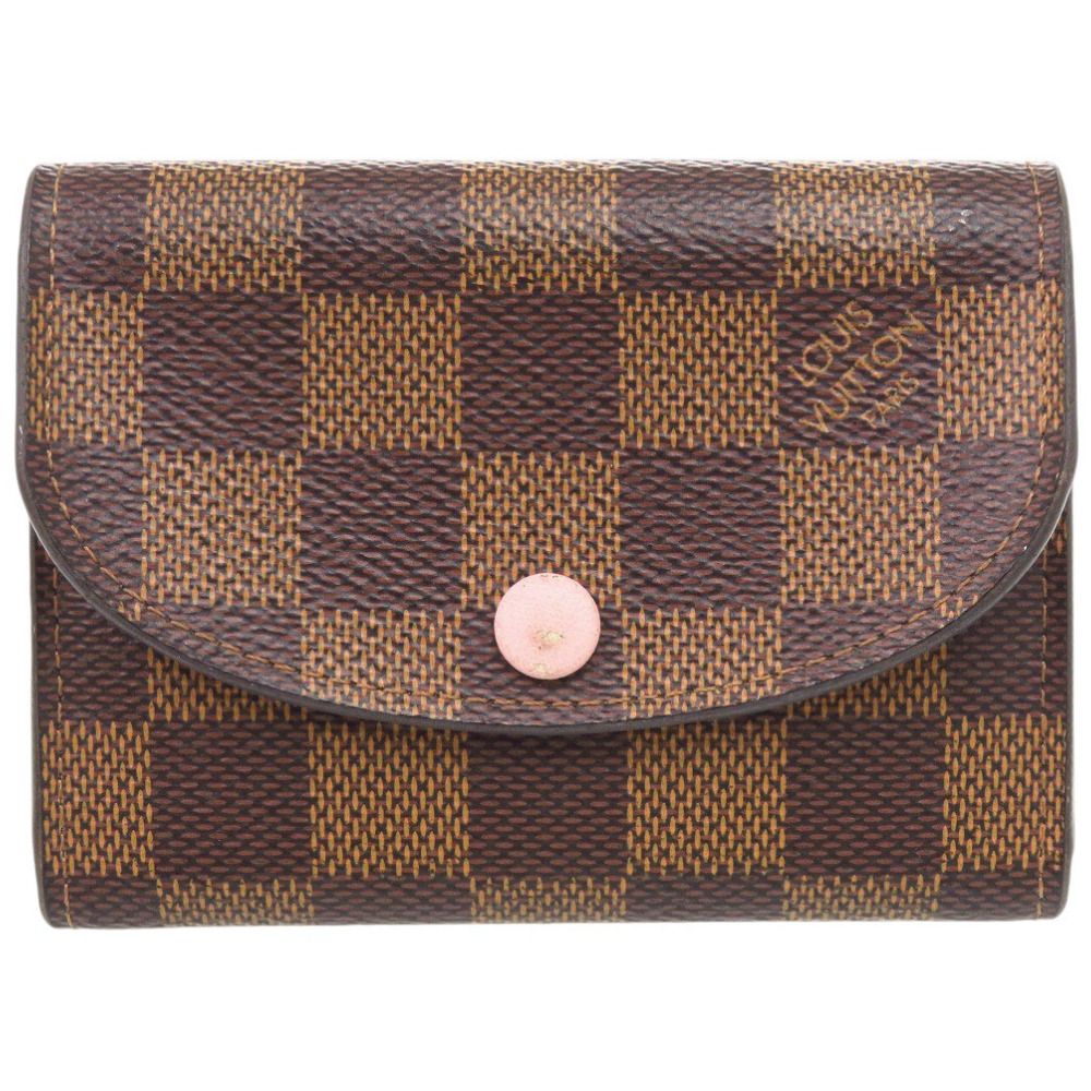 Louis Vuitton Porte-Monnaie Rosalie Damier Rose Ballerine Coin Case