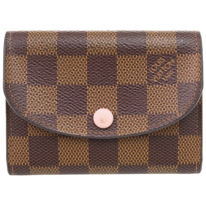 Louis Vuitton Porte-Monnaie Rosalie Damier Rose Ballerine Coin Case