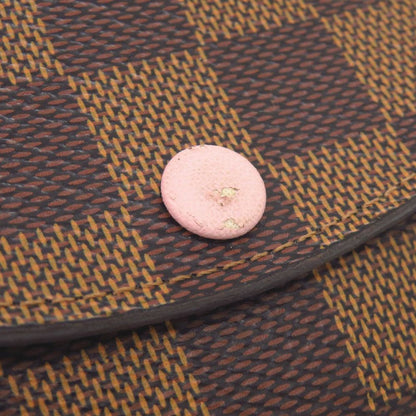 Louis Vuitton Porte-Monnaie Rosalie Damier Rose Ballerine Coin Case — view 9