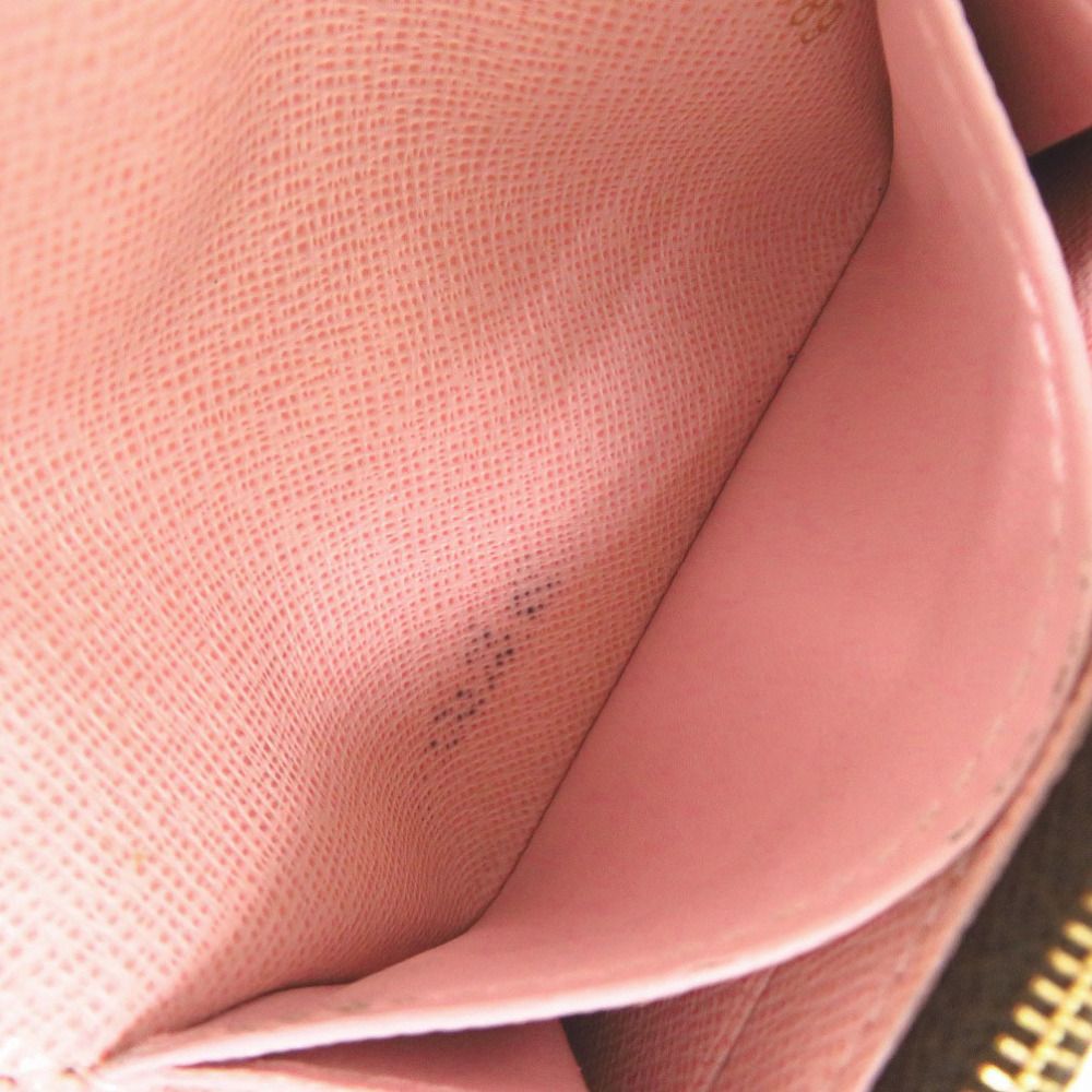 Louis Vuitton Porte-Monnaie Rosalie Damier Rose Ballerine Coin Case — view 6