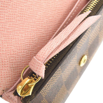 Louis Vuitton Porte-Monnaie Rosalie Damier Rose Ballerine Coin Case — view 8