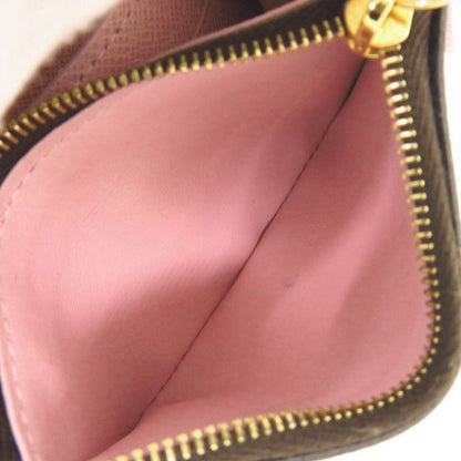 Louis Vuitton Porte-Monnaie Rosalie Damier Rose Ballerine Coin Case — view 7