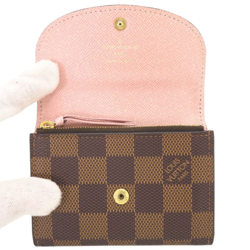 Louis Vuitton Porte-Monnaie Rosalie Damier Rose Ballerine Coin Case — view 4