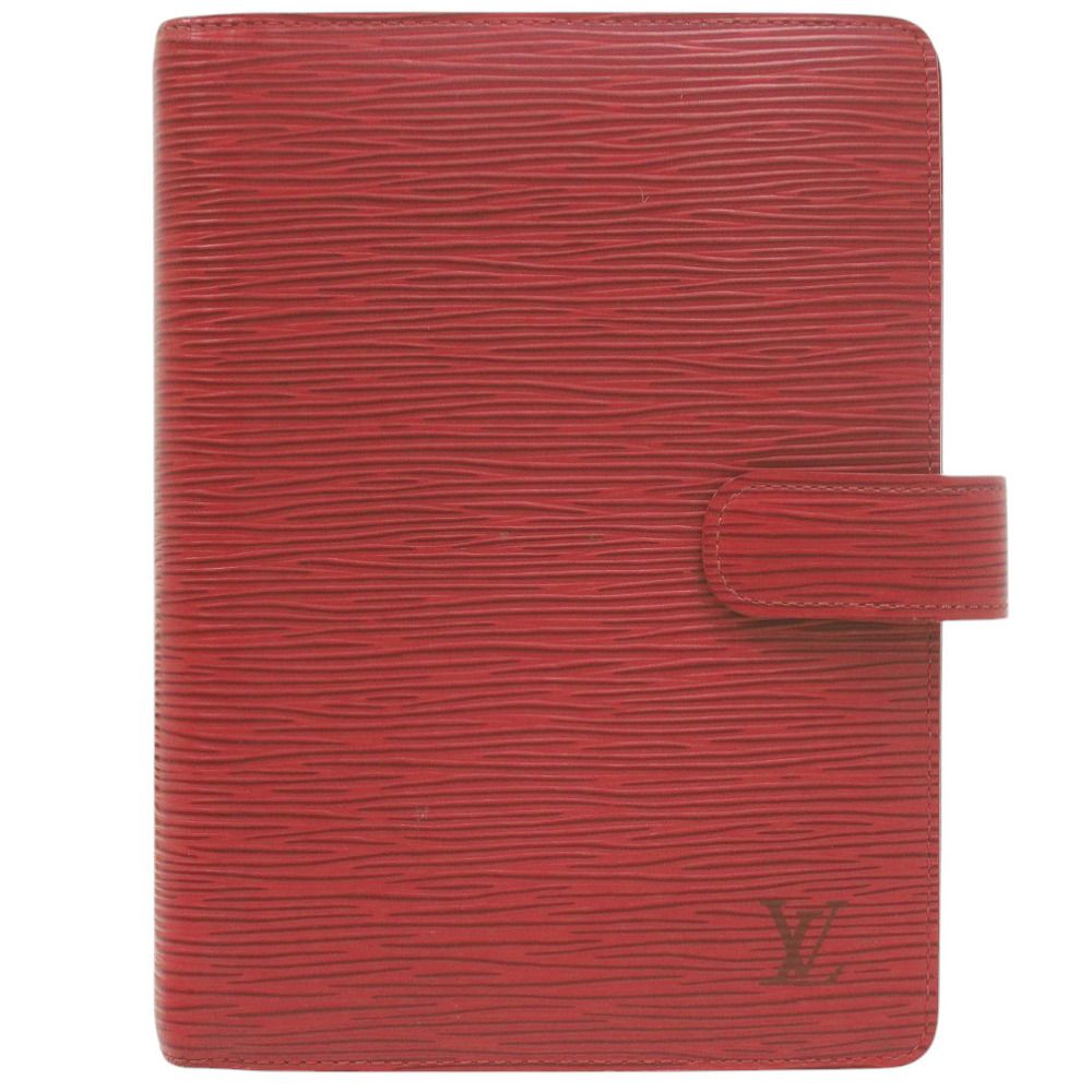 Louis Vuitton Agenda Epi Castilian Red Notebook Cover