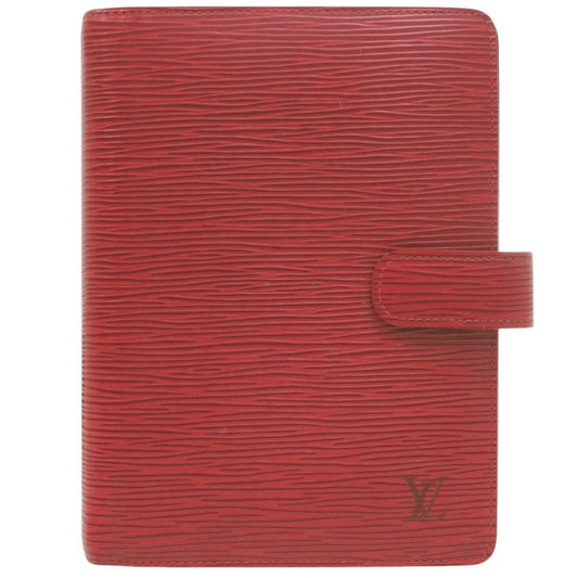 Louis Vuitton Agenda Epi Castilian Red Notebook Cover