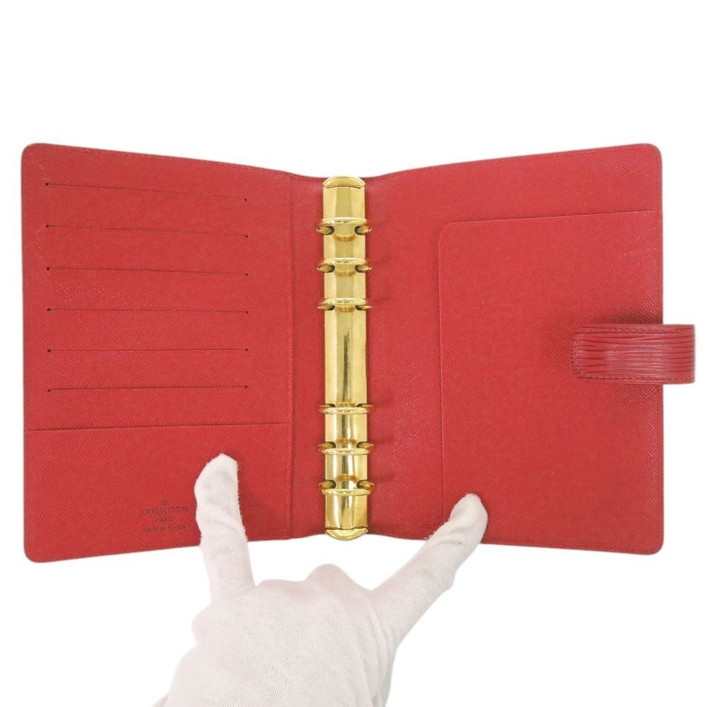 Louis Vuitton Agenda Epi Castilian Red Notebook Cover — view 3