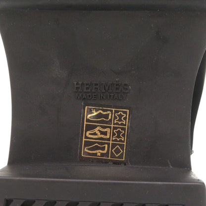 Hermes Leather Black 42.5 Side Gore Boots Short — view 8