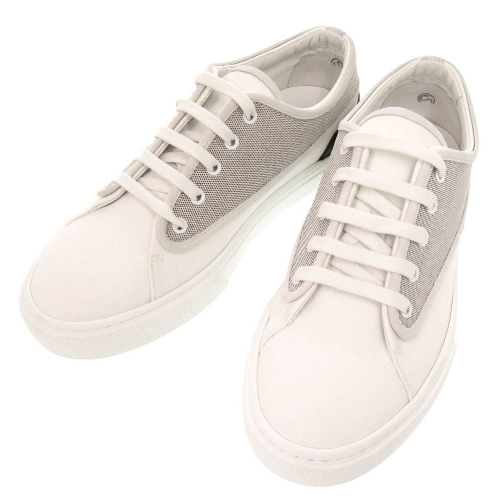 Hermes Envy 42.5 Canvas White Sneakers