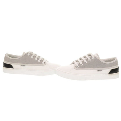 Hermes Envy 42.5 Canvas White Sneakers — view 6