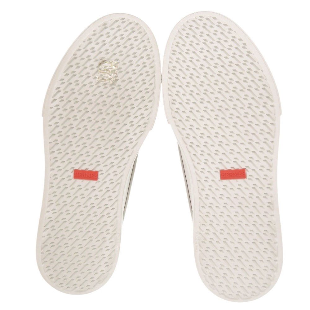 Hermes Envy 42.5 Canvas White Sneakers — view 5
