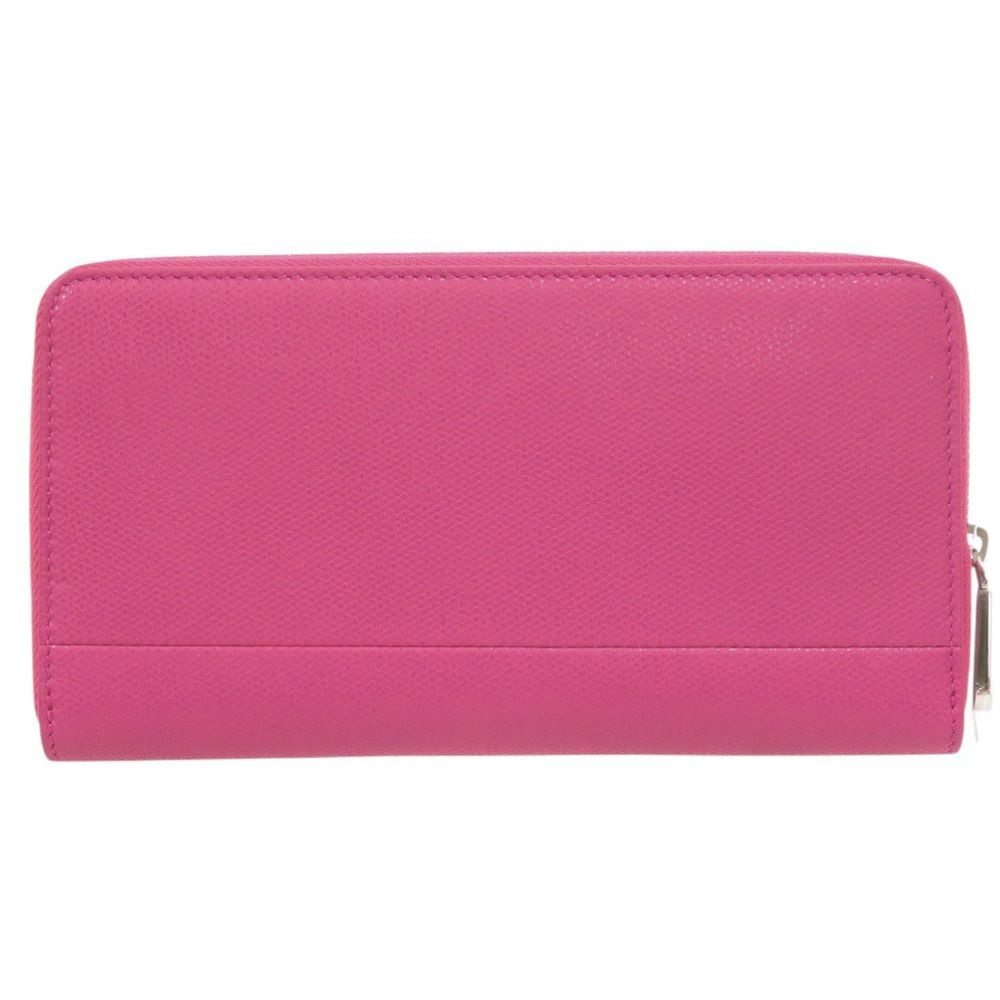 Tiffany & Co Zip Around Leather Purple Wallet — view 3