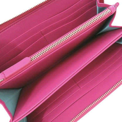Tiffany & Co Zip Around Leather Purple Wallet — view 5