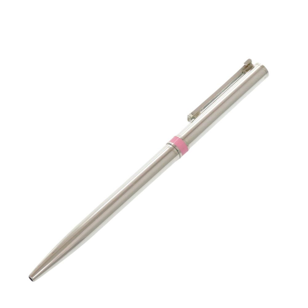 Tiffany & Co T Clip 925 Sterling Silver Pink Ballpoint