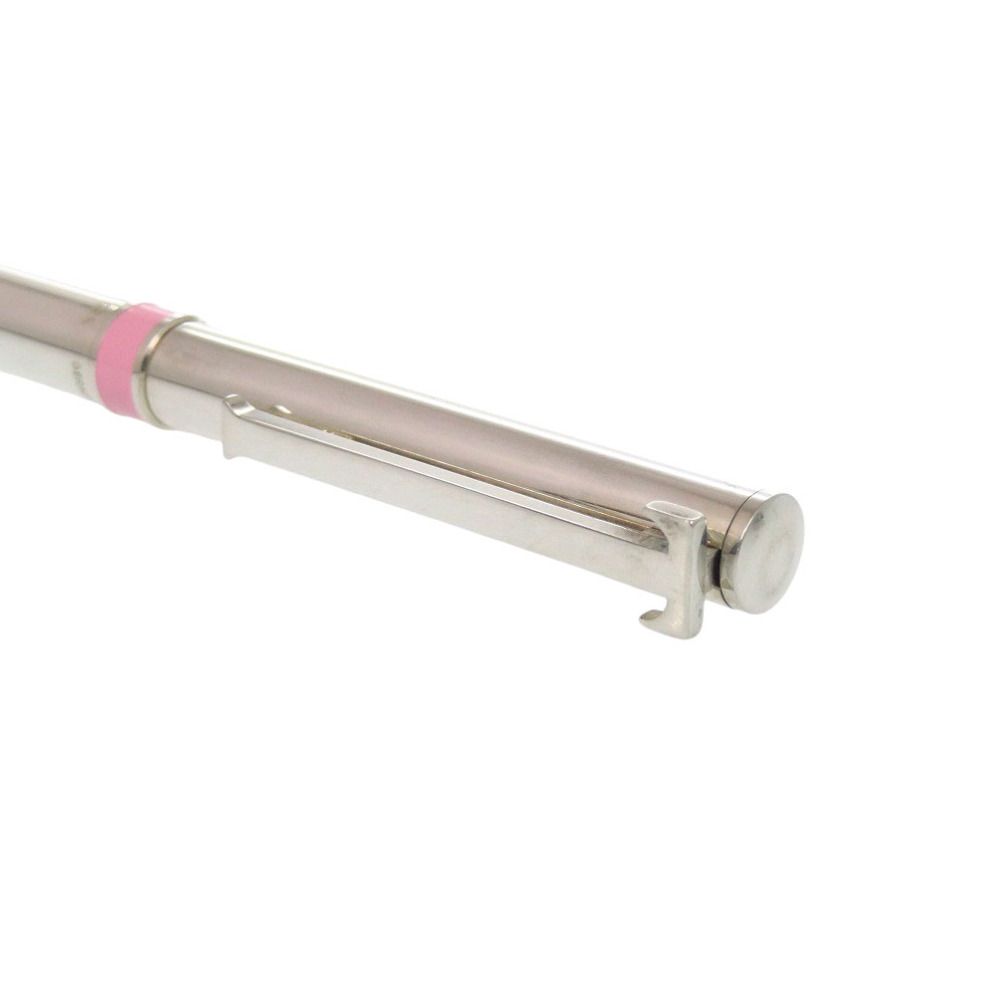 Tiffany & Co T Clip 925 Sterling Silver Pink Ballpoint — view 4