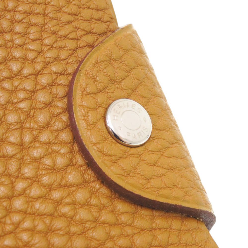 Hermes Ulysse Togo Brown Silver Notebook Cover Agenda — view 5