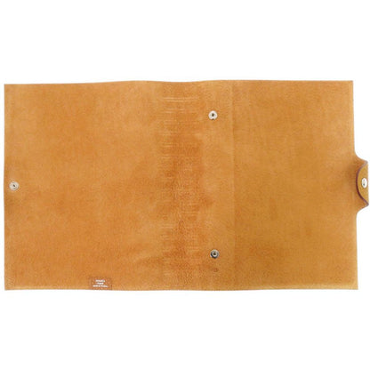 Hermes Ulysse Togo Brown Silver Notebook Cover Agenda — view 4