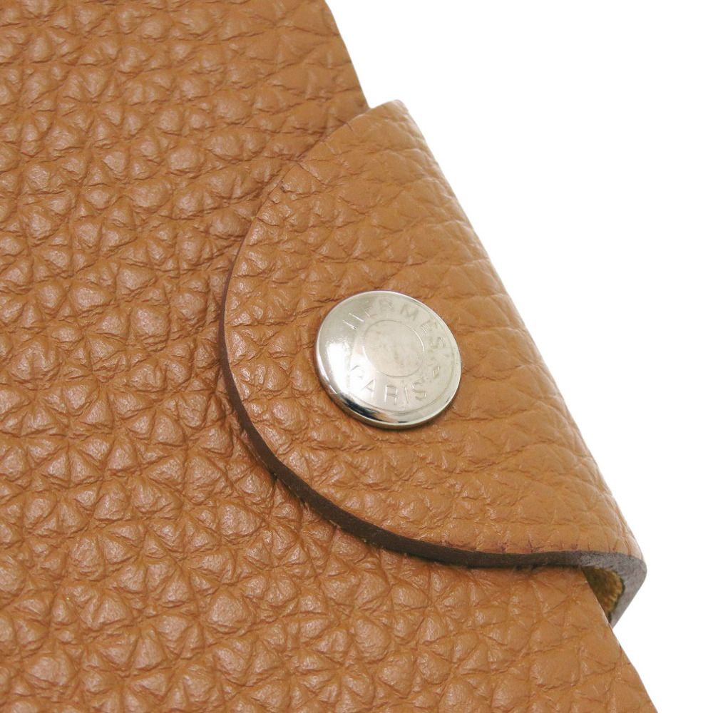 Hermes Ulysse PM Togo Gold Silver Note Book Cover Notebook Brown Agenda — view 6