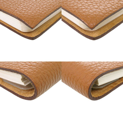 Hermes Ulysse PM Togo Gold Silver Note Book Cover Notebook Brown Agenda — view 3