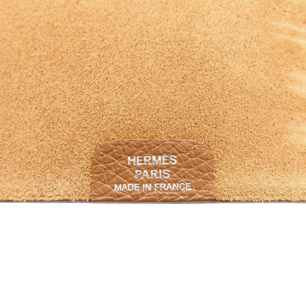 Hermes Ulysse PM Togo Gold Silver Note Book Cover Notebook Brown Agenda — view 7