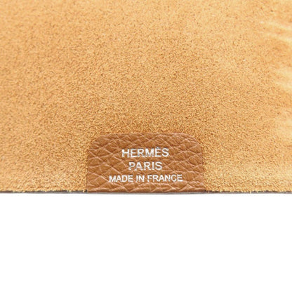 Hermes Ulysse PM Togo Gold Silver Note Book Cover Notebook Brown Agenda — view 7