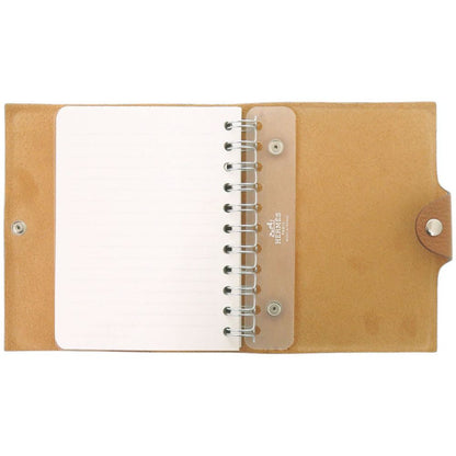 Hermes Ulysse PM Togo Gold Silver Note Book Cover Notebook Brown Agenda — view 5
