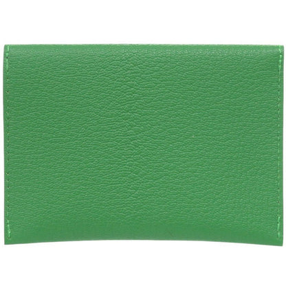Hermes Envelope Chevrumisor Bamboo Card Case Wallet Green — view 3