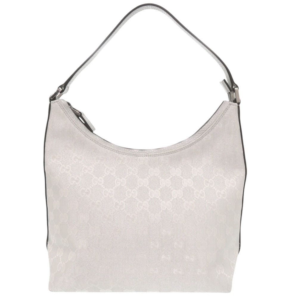 Gucci GG Canvas Leather Silver Shoulder