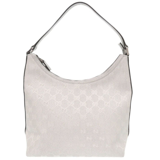Gucci GG Canvas Leather Silver Shoulder